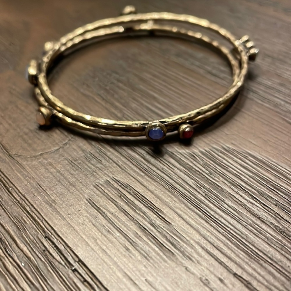 Two multicolored bangles